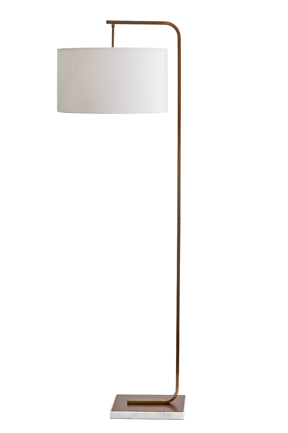 Торшер с белым плафоном 1