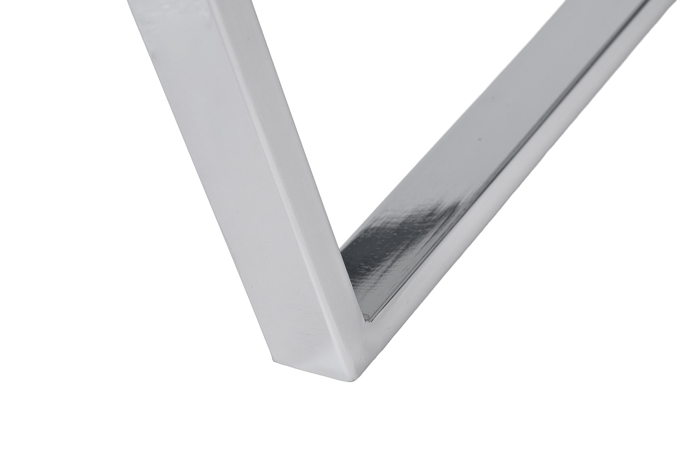 Стол журнальный овальный черный/хром 5