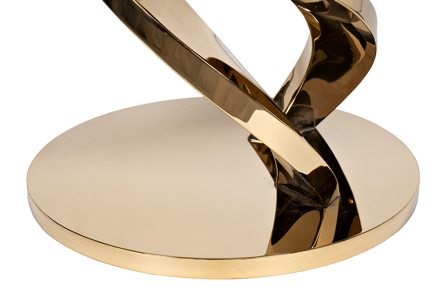 Стол обеденный Капуччино Ройял (Cappucino Royal) белый/золото 2