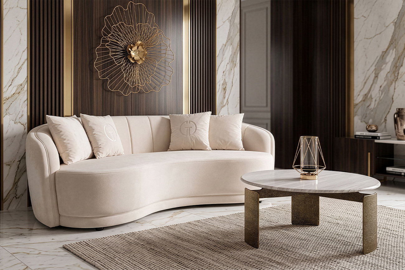 Подсвечник золотой 3