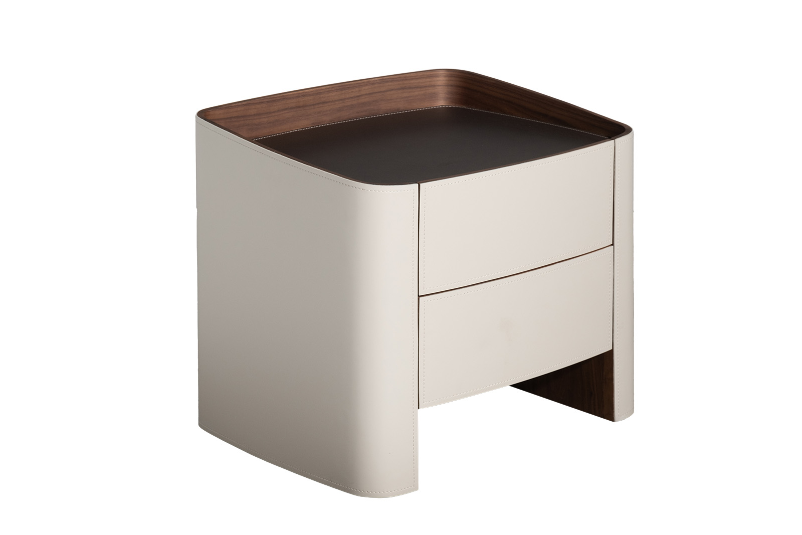 Тумбочка с 2мя ящиками светлая 2