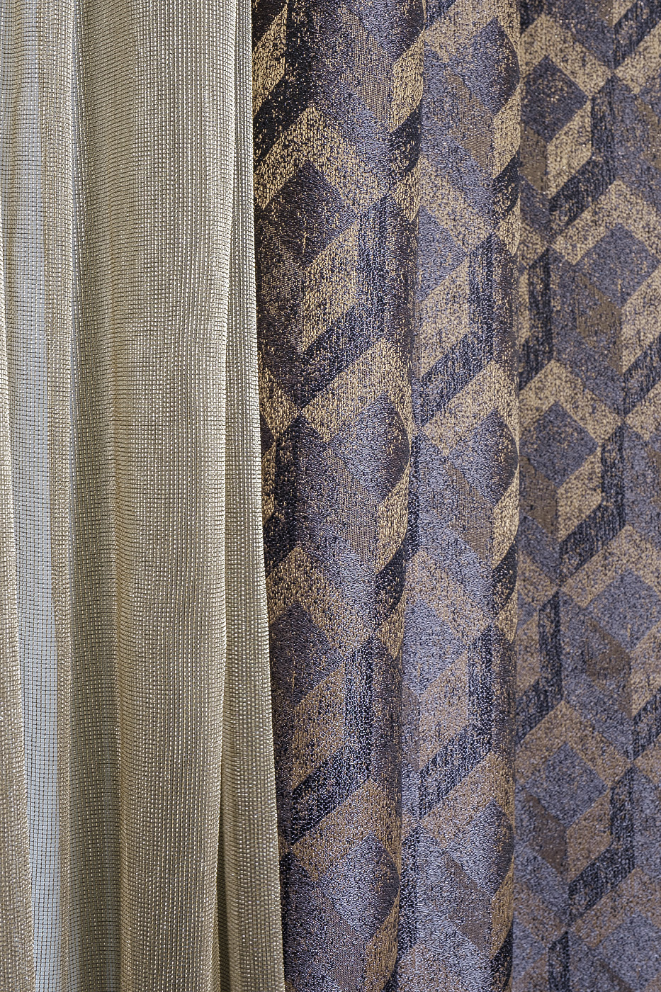 Портьера MODENA 275х260см бронзовая 2