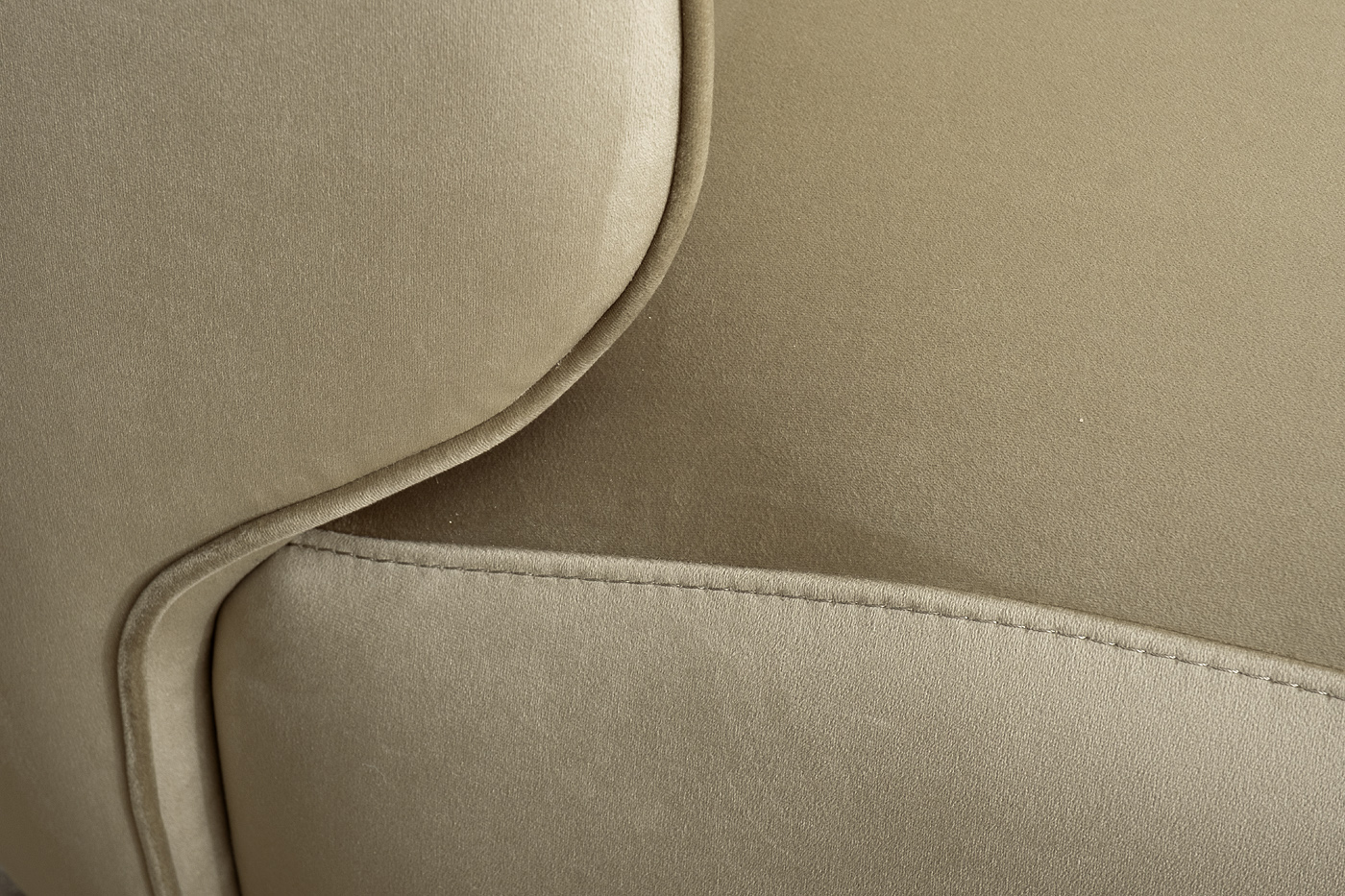 Кресло Капри Бейсик(Capri Basic) велюровое оливковое 3