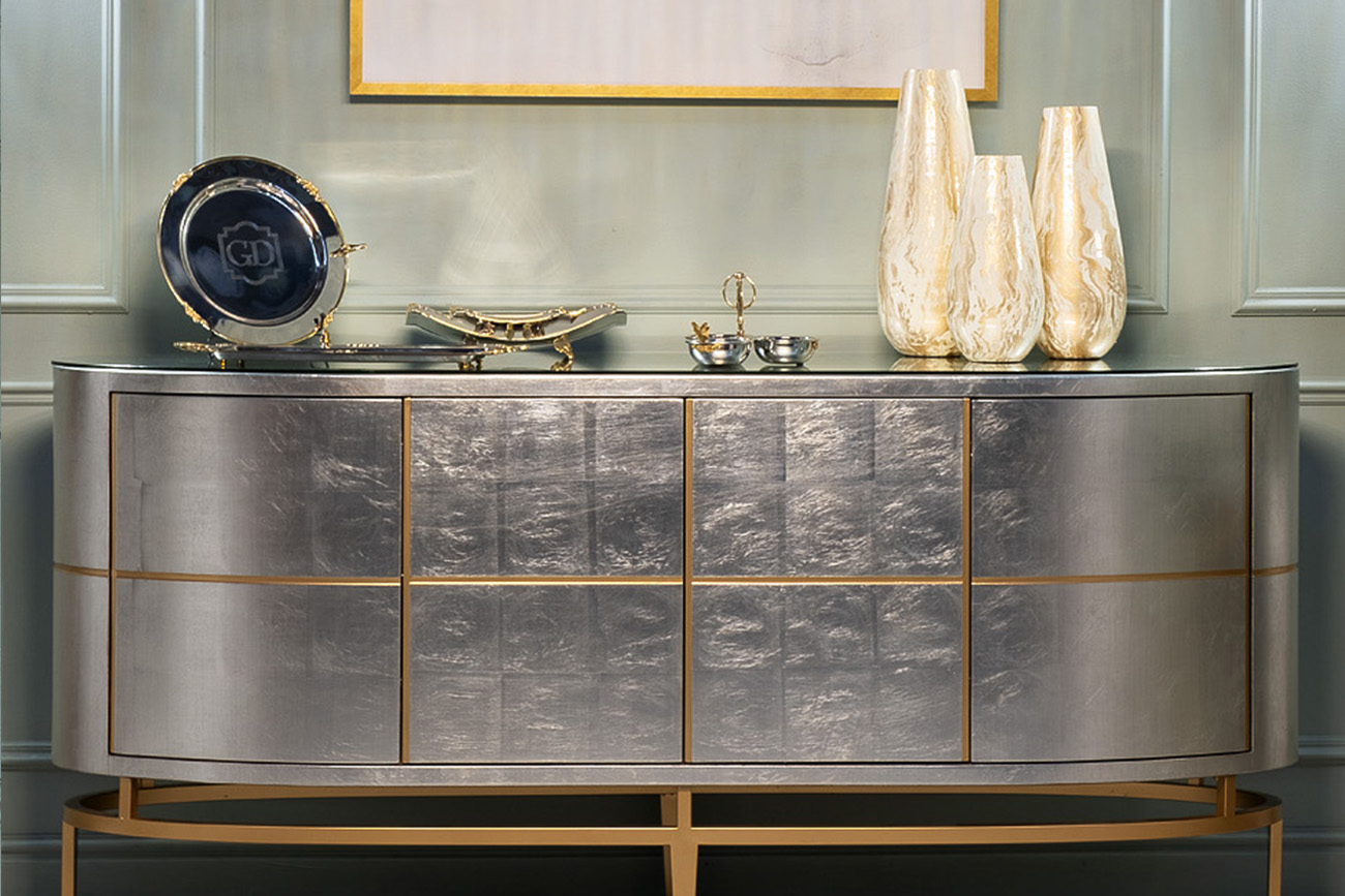 Поднос Птицы (Birds) круглый металлический 2