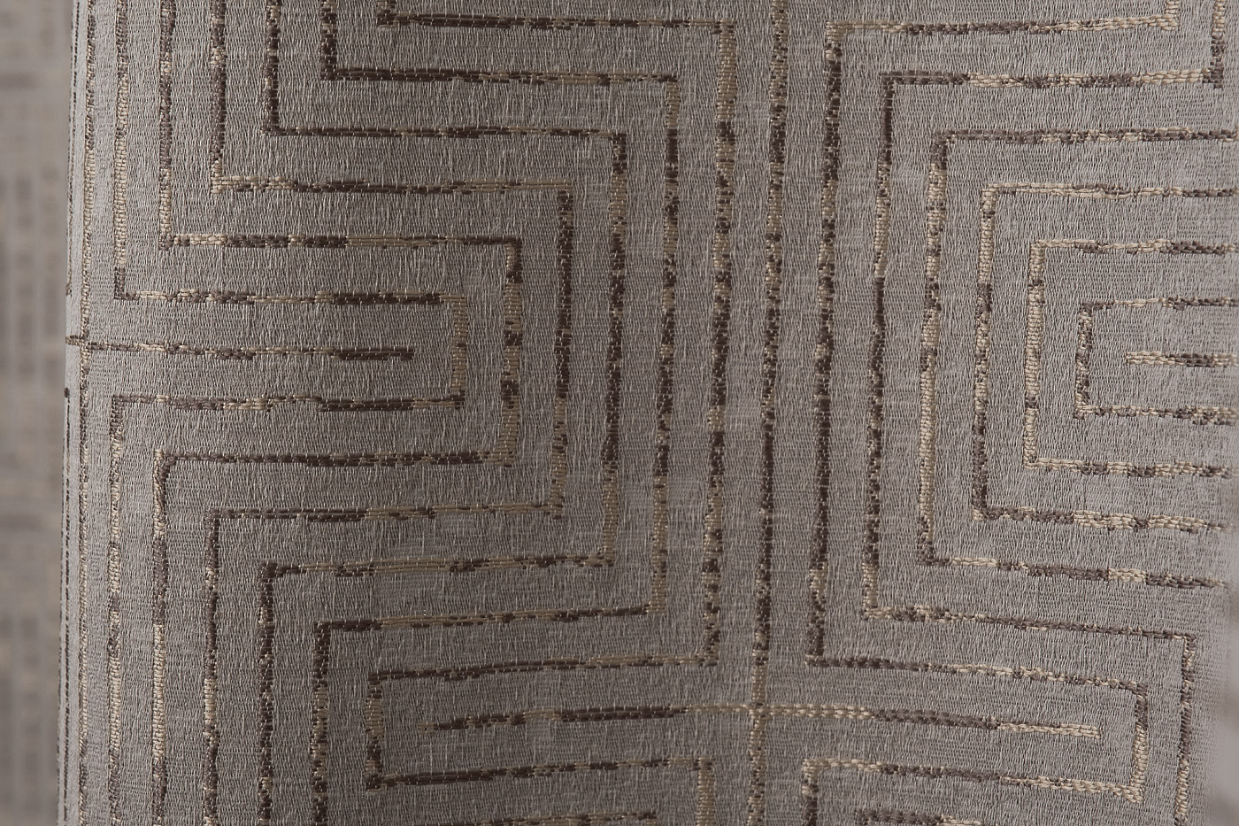 Портьера Gloss 275х260см бежевая 3