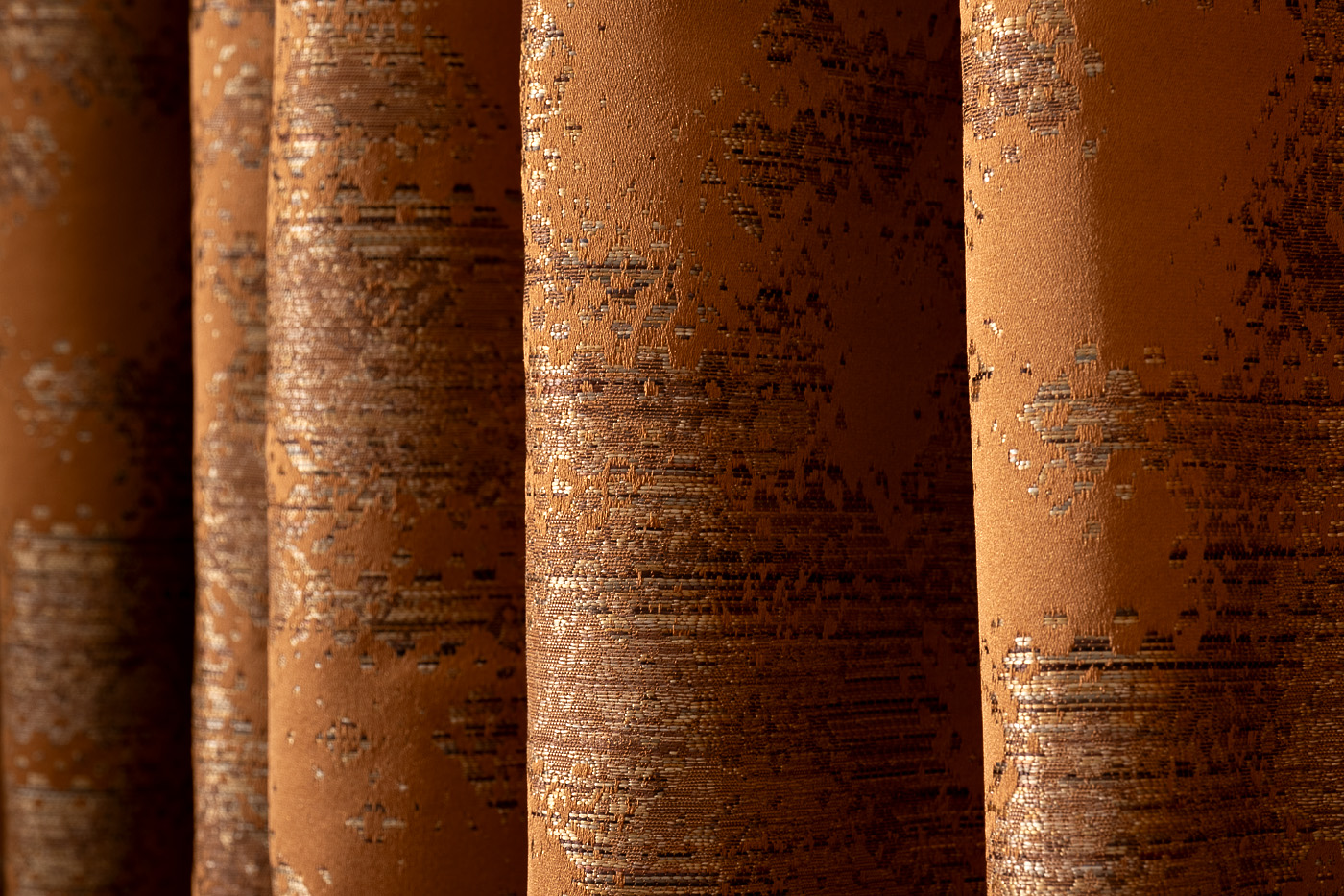 Портьера Бромли (Bromley) 275х260см оранжевая 3