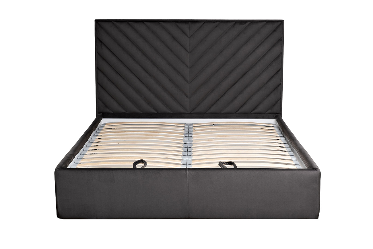 Кровать Милано Базовая(Milano Basic) с подъемным механизмом серая 1