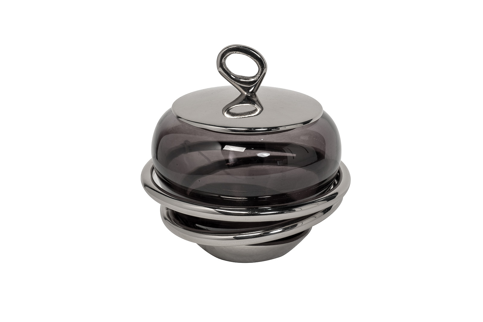 Органайзер для ватных дисков стеклянный 1