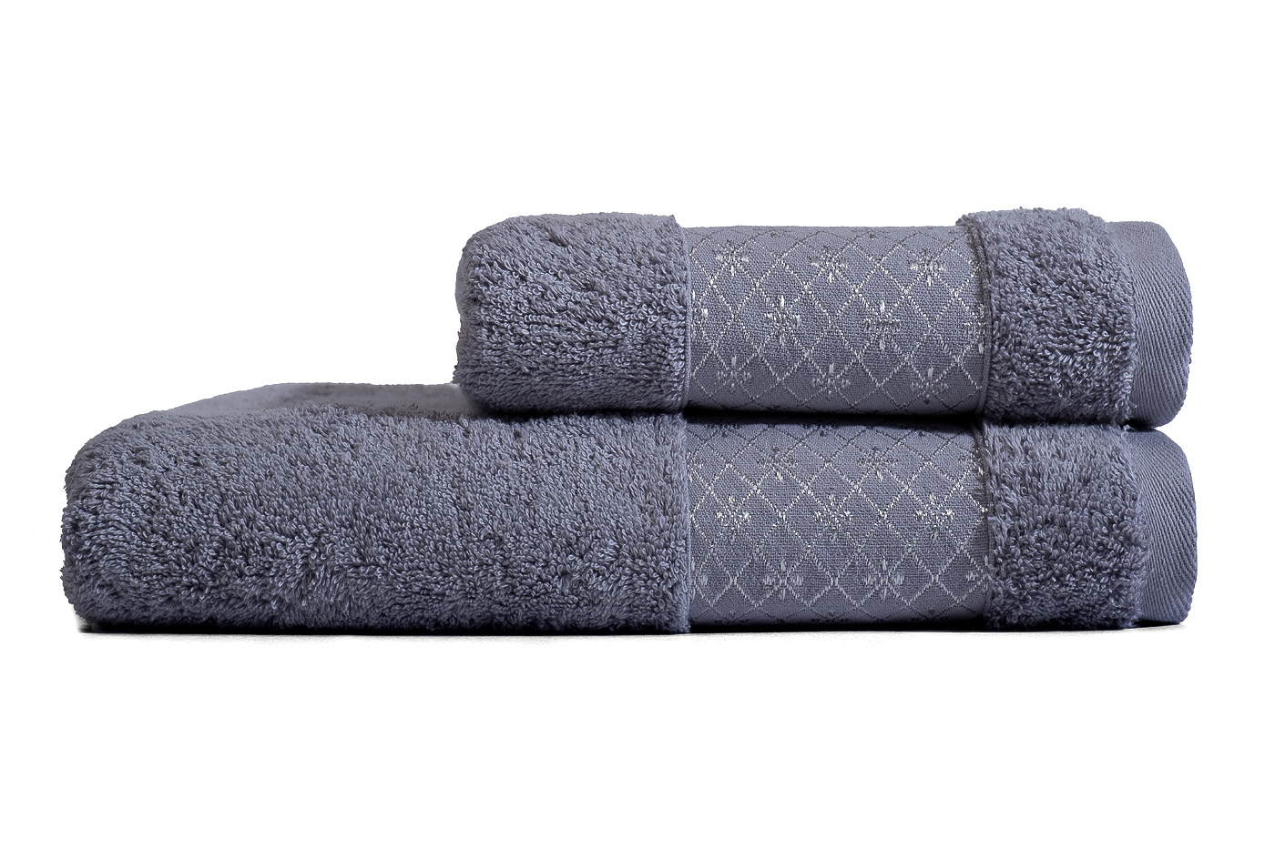 Полотенце «Венера» махровое 50*90 серое 1