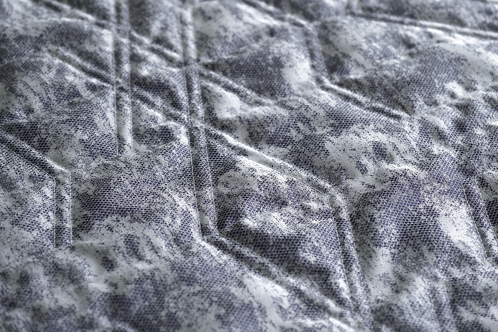 Покрывало HOUSTON 260х260см синее со стежкой 2