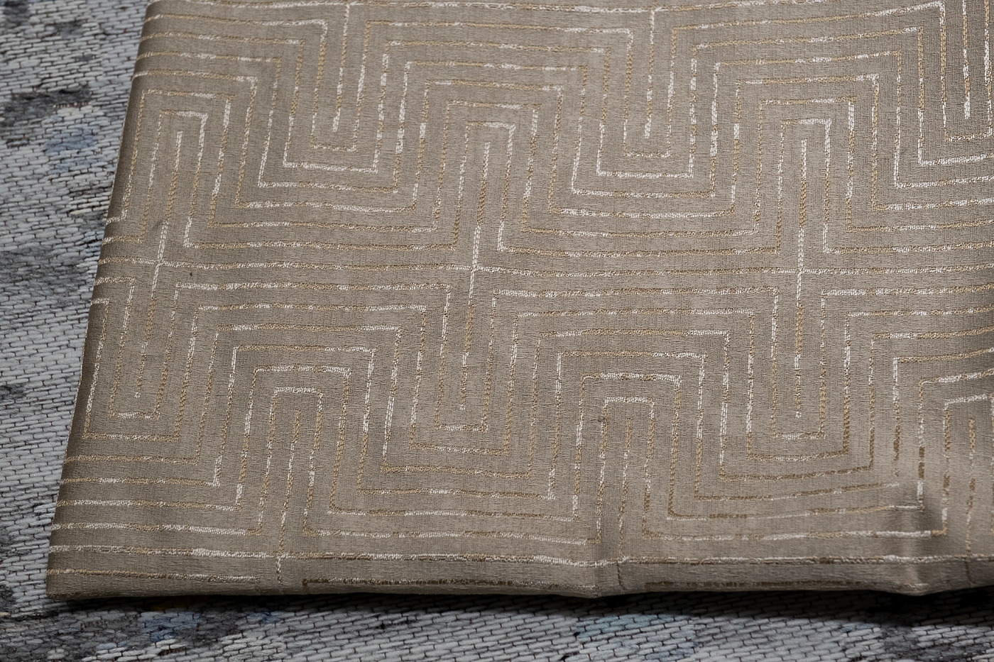 Покрывало Глосс (Gloss) 260х260см бежевое 8