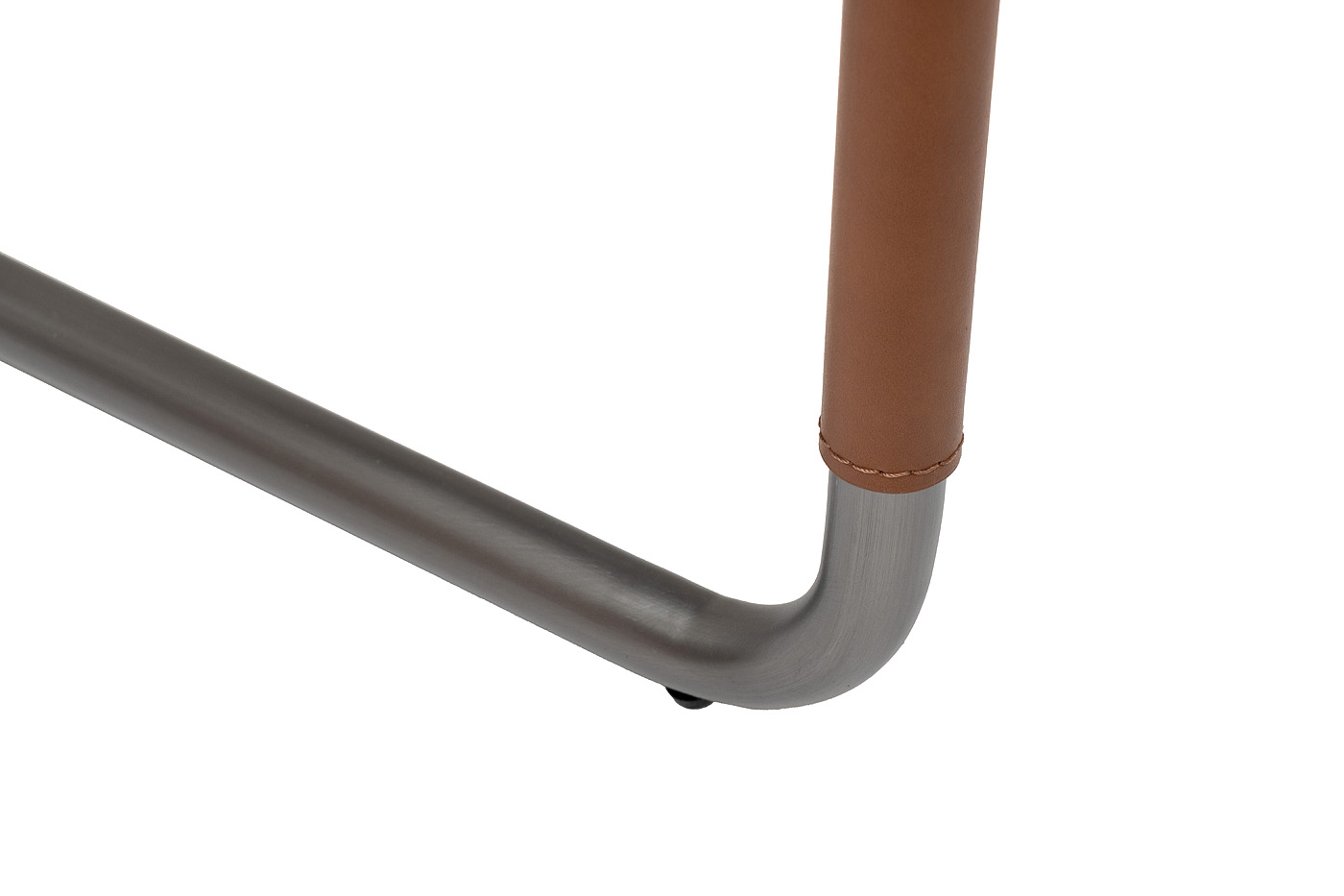 Стул обеденный букле кремовый/экокожа терракотовая 6