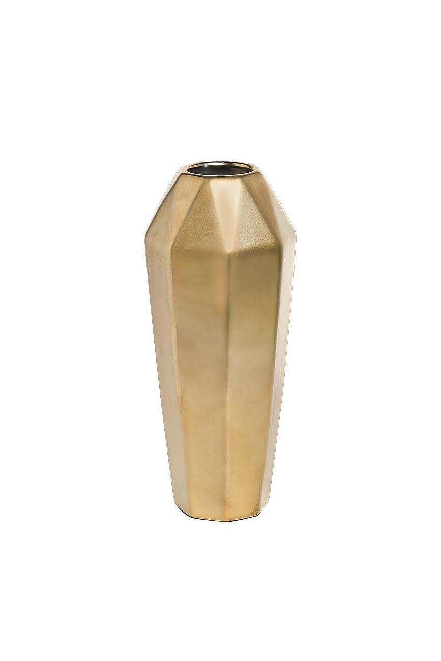 Ваза керамическая золотая 1