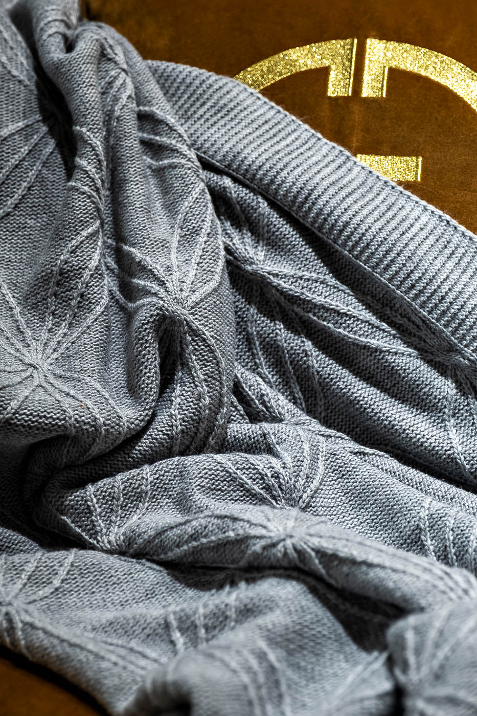 Плед «Аура» серый 4