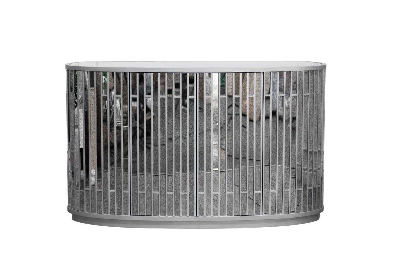 Комод зеркальный двухдверный 1