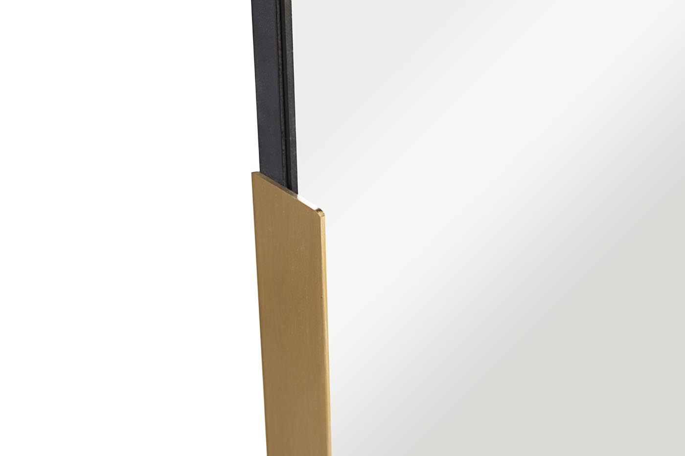 Зеркало овальное в металлической раме (золото) 4