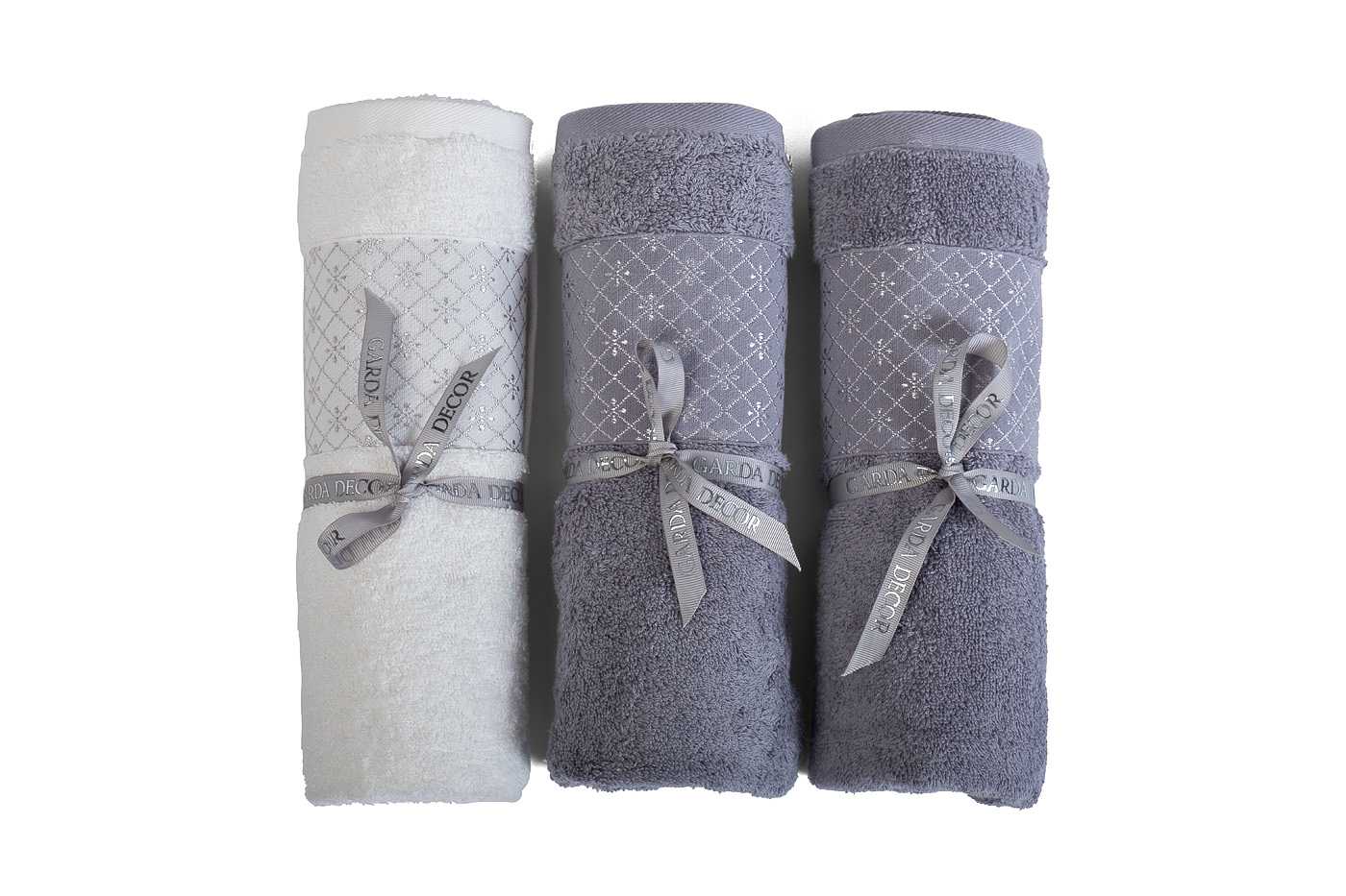 Полотенце «Венера» махровое 50*90 серое 5