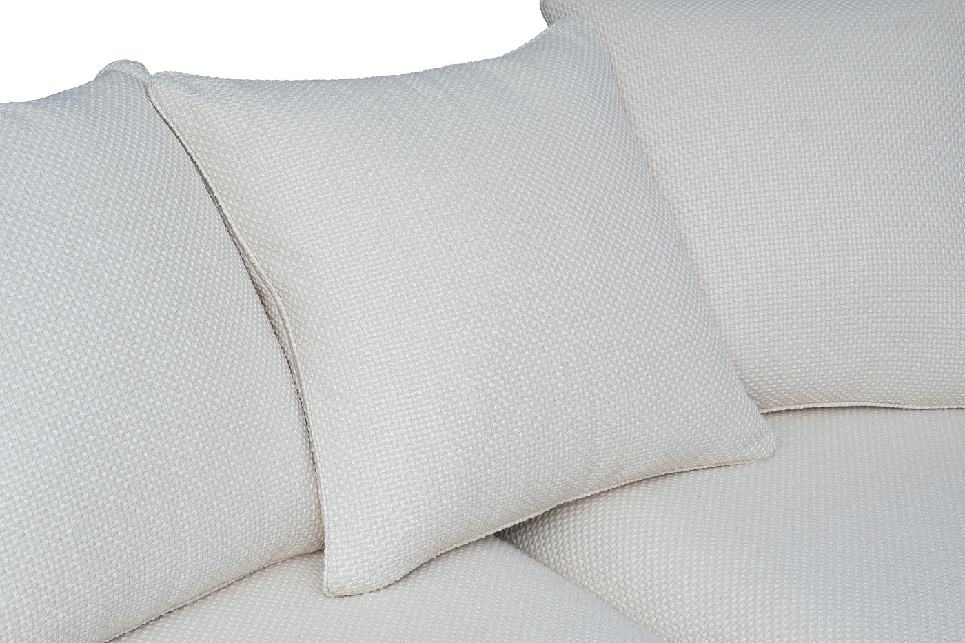 Диван Роберто(Roberto) трехместный рогожка кремовый 3