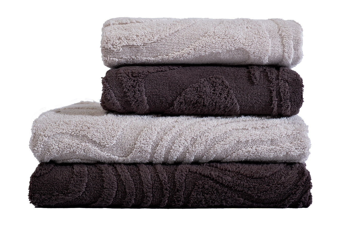 Полотенце «Диана» махровое 70*140 коричневое 4