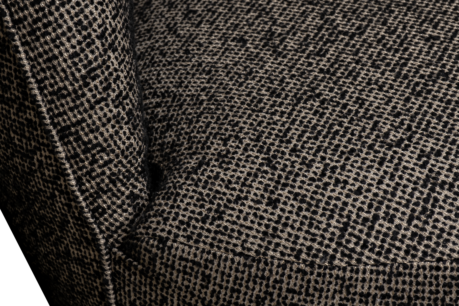 Кресло Rivoli вращающееся черно-золотая рогожка 3