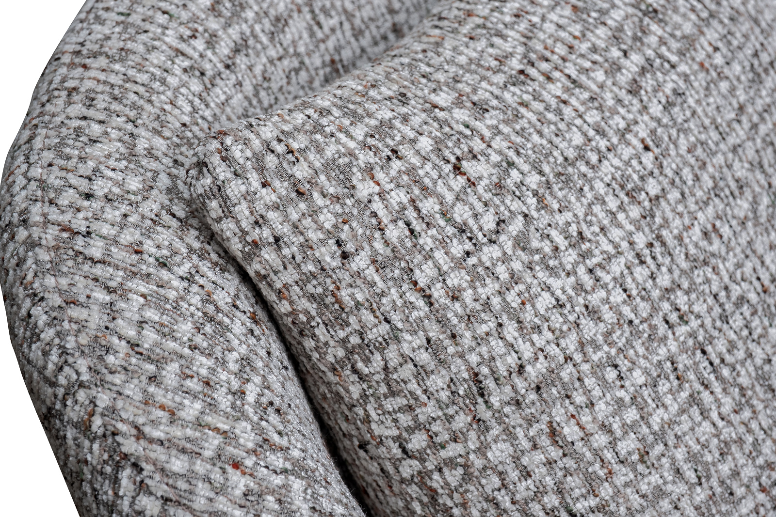 Кресло Verona вращающееся серый шеннил/бронза 4