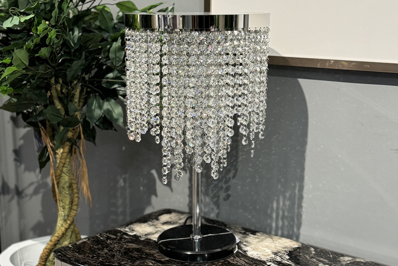 Лампа настольная Cascada хром 3