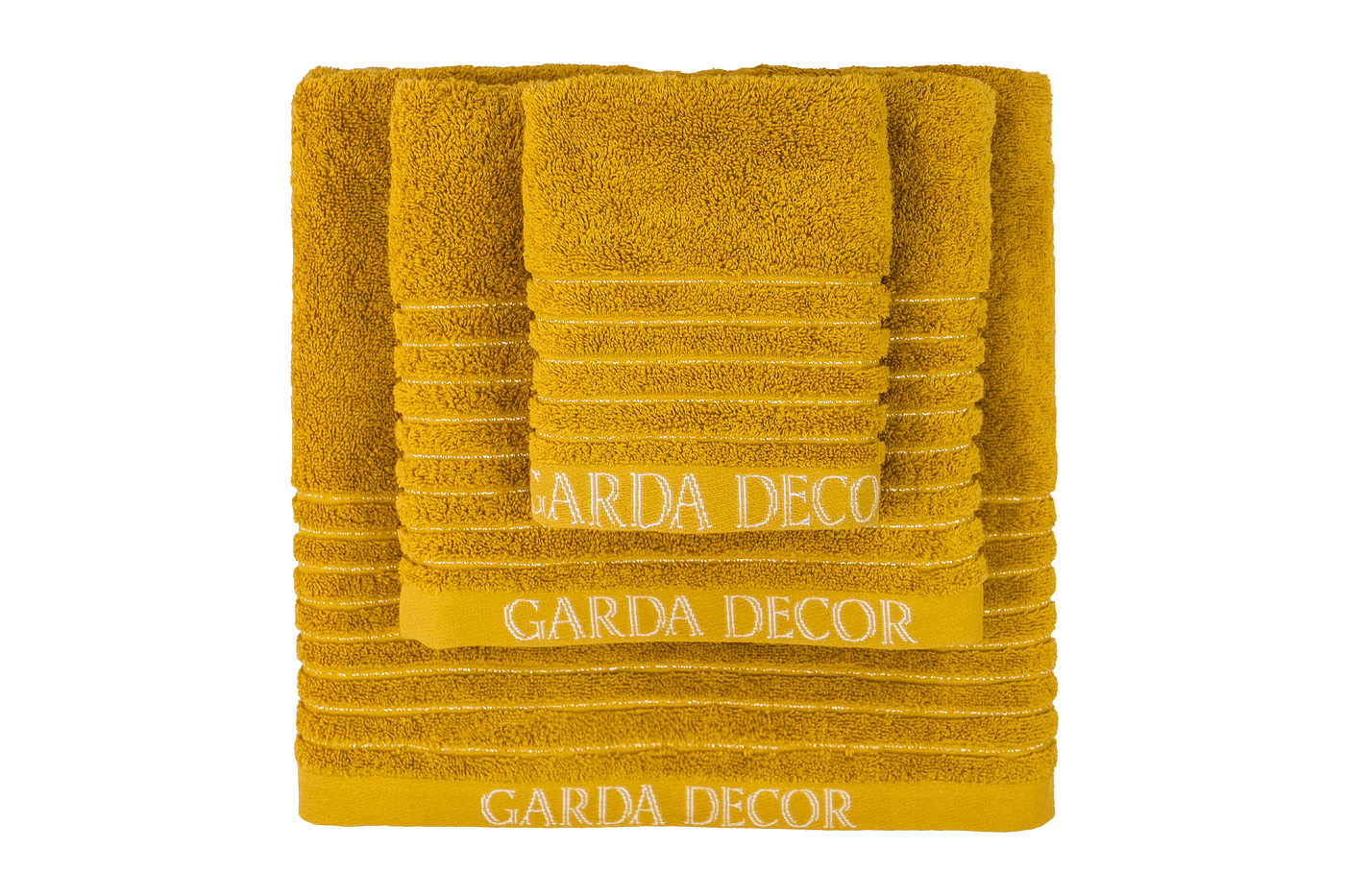 Полотенце «Стелла» 70*140 горчичное 3