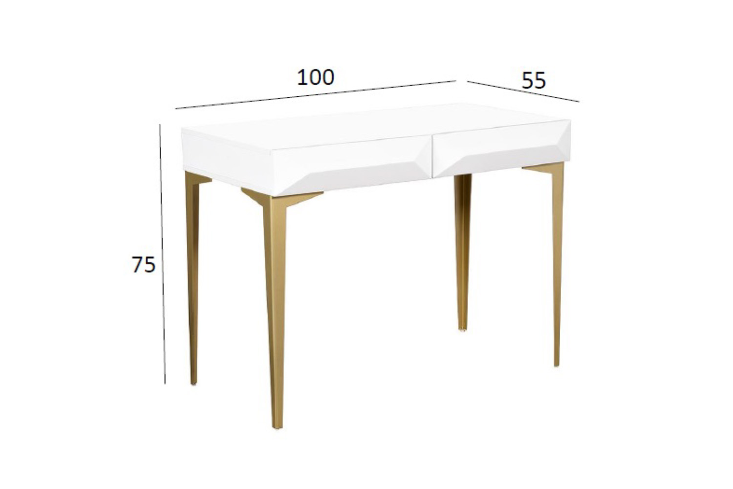 Консоль белая 7