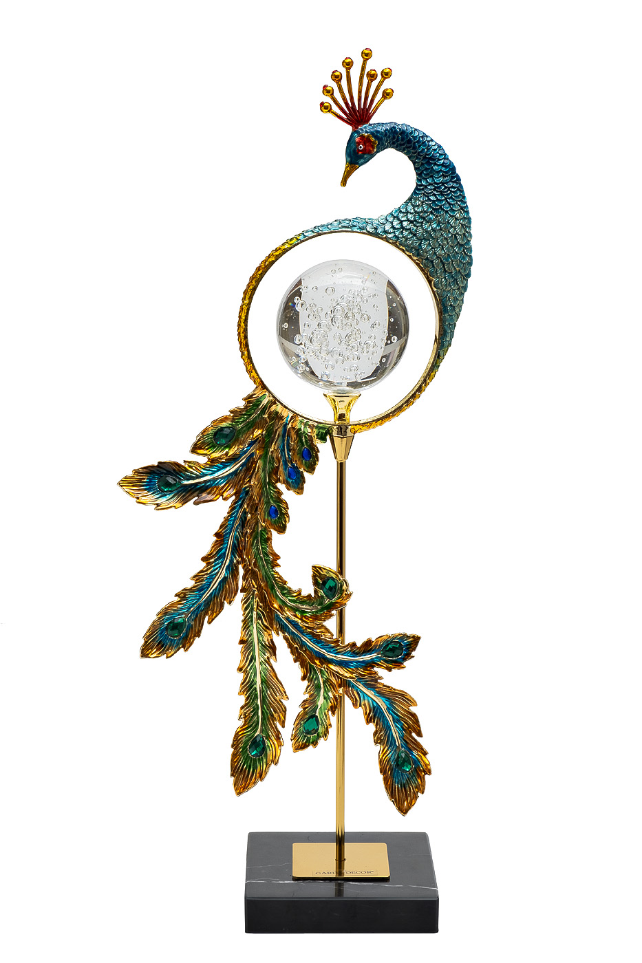 Статуэтка «Жар-птица» золотисто-зеленая 1