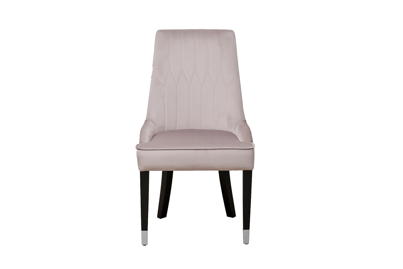 Стул Элегантный(Elegante) велюровый жемчужно-серый 1