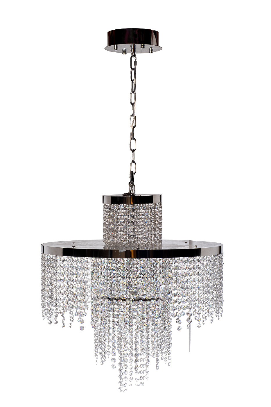 Люстра Каскад (Cascada) хром 1