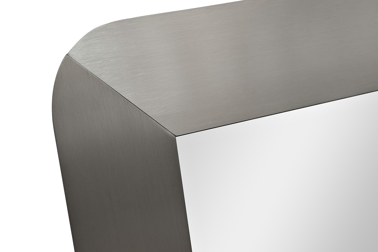 Зеркало напольное в раме матовый никель 2