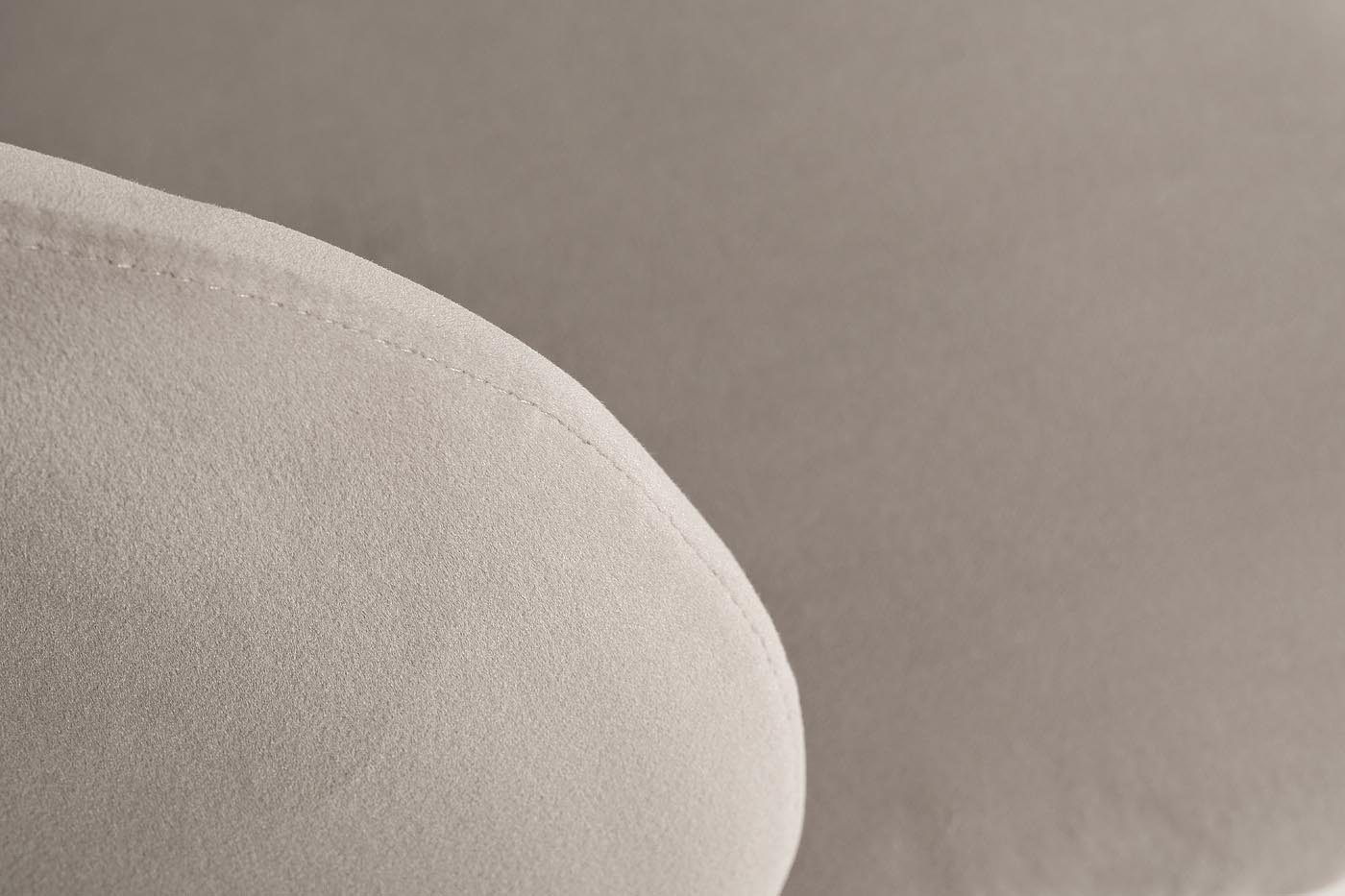 Стул обеденный велюровый серый 3