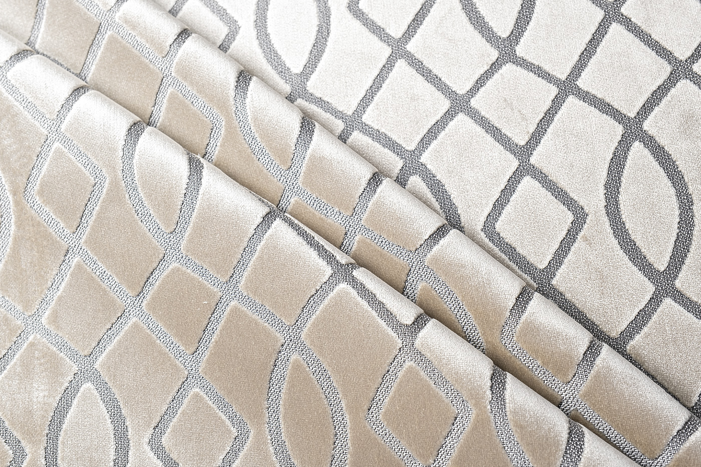 Ткань портьерная/мебельная МЭЛОДИ (MELODY)бежевая 3