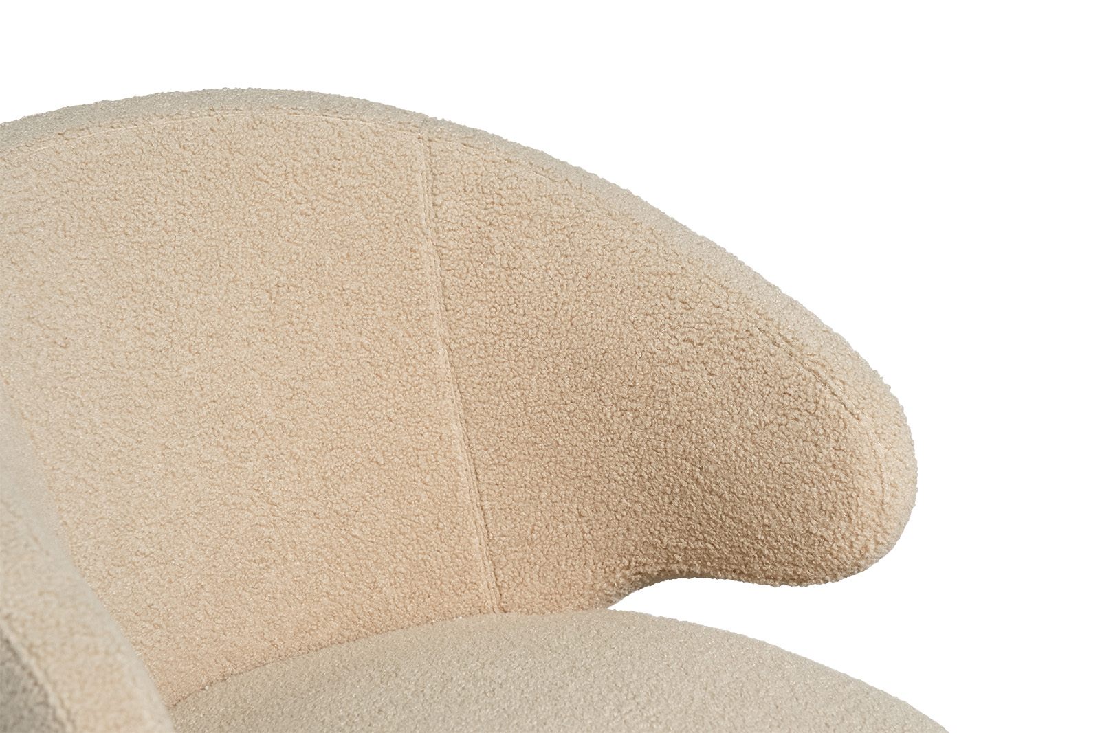 Стул обеденный букле бежевый 4