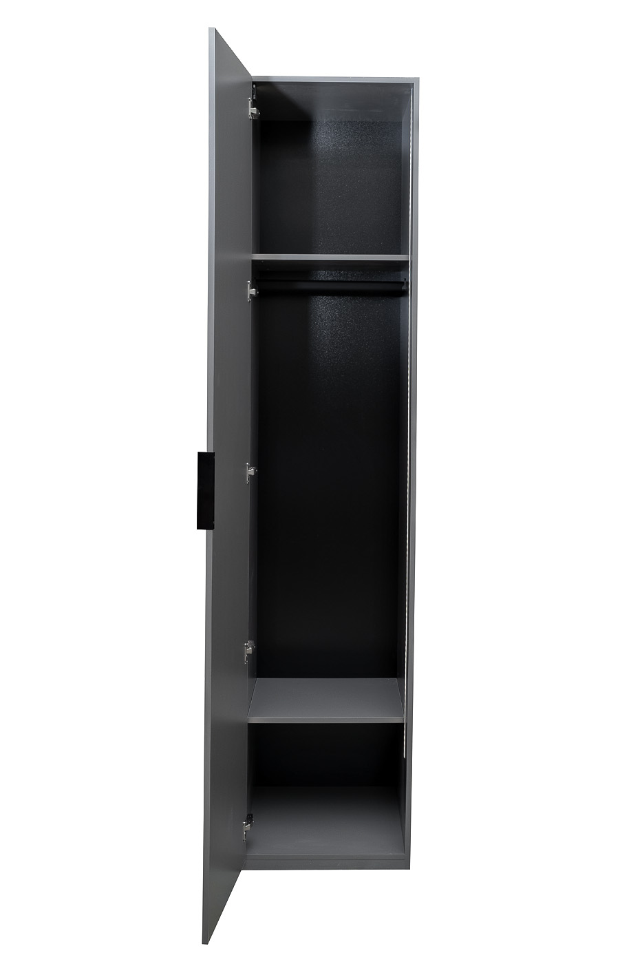 Шкаф-пенал Альто(Alto) с вешалкой цвет серый кобальт 3