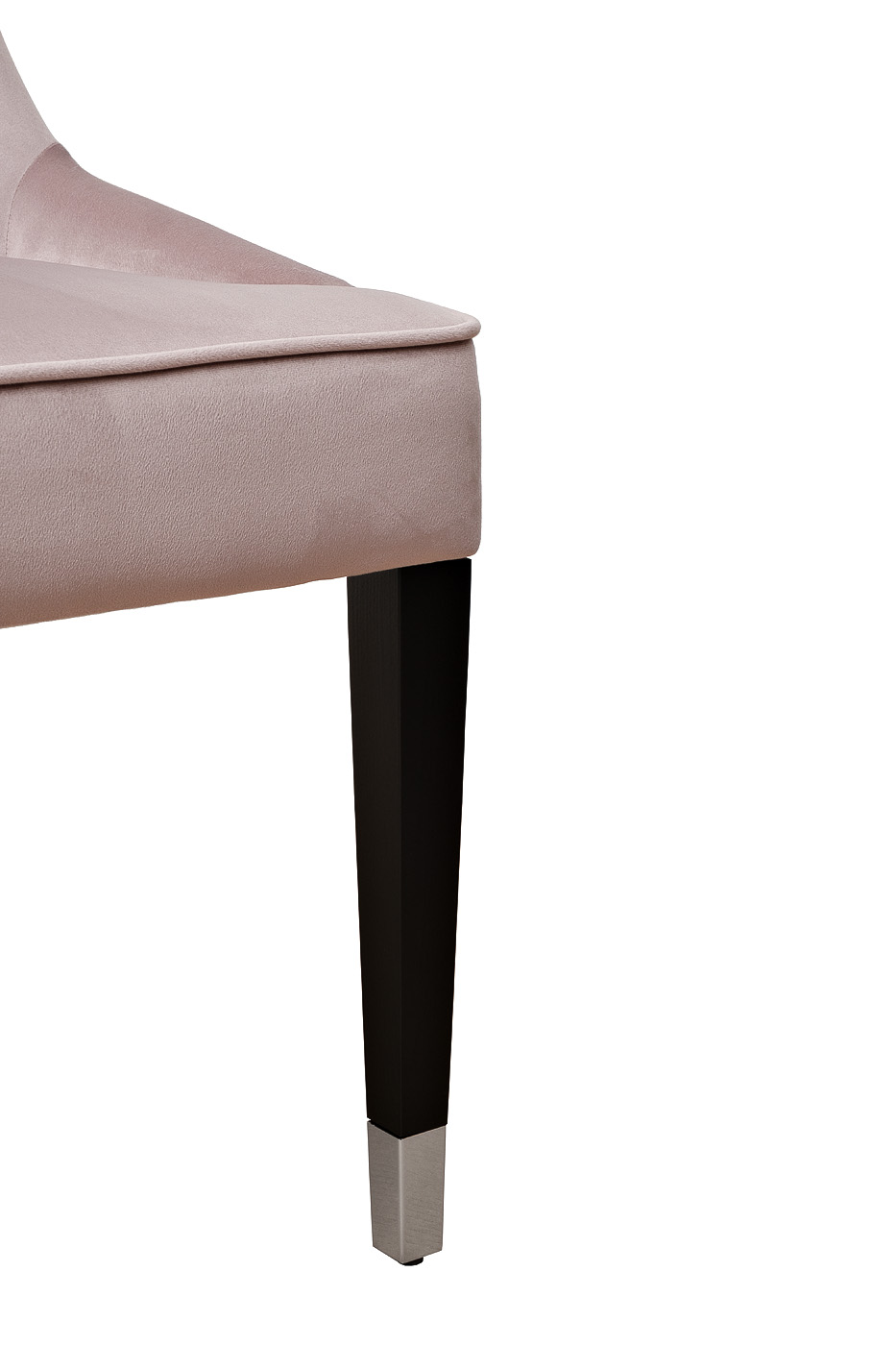 Стул Элегантный(Elegante) велюровый жемчужно-серый 7