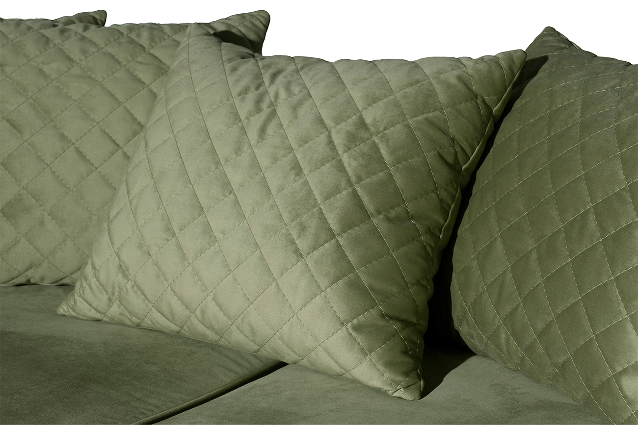 Диван Sorrento 230 трехместный раскладной оливковый 4