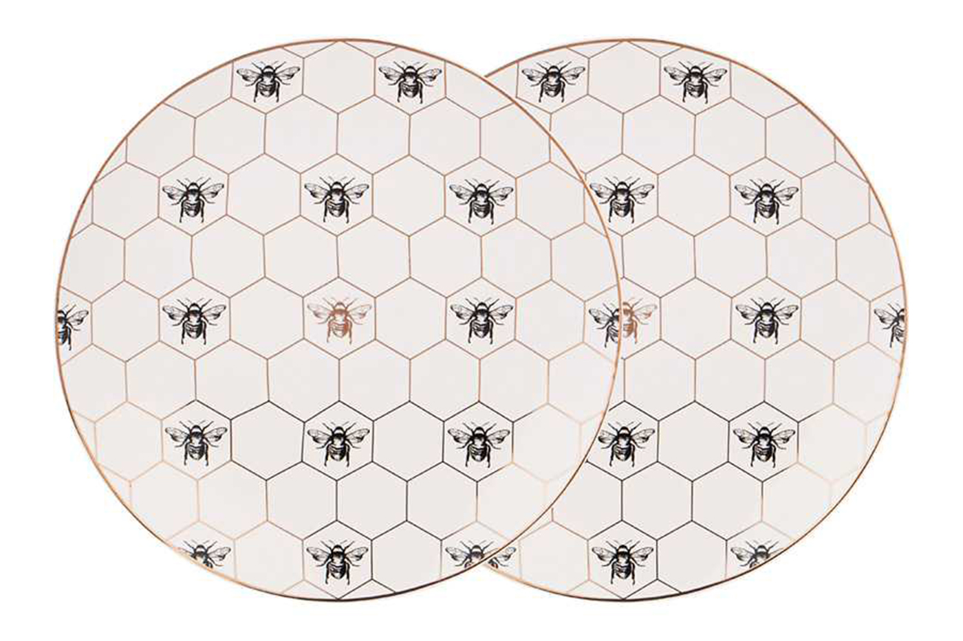 Набор из 2х обеденных тарелок «Harmony» «Пчёлы» 27 см 1