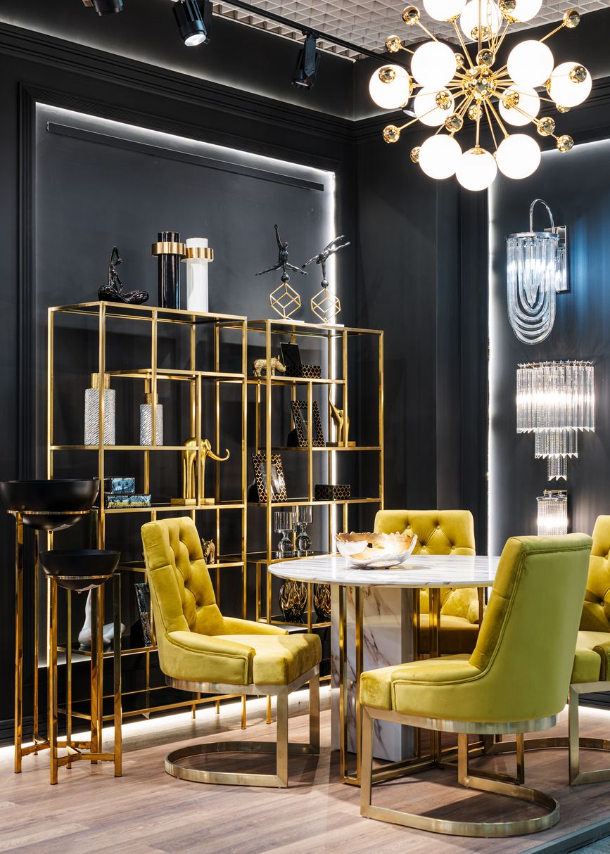 Стул на металлическом каркасе оливковый 8