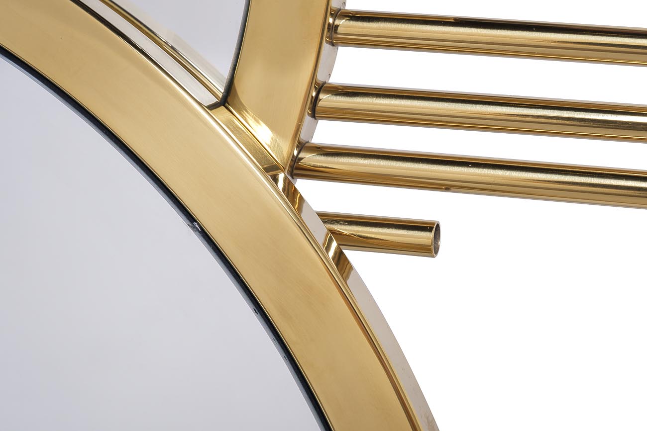 Зеркало декоративное золотое 2