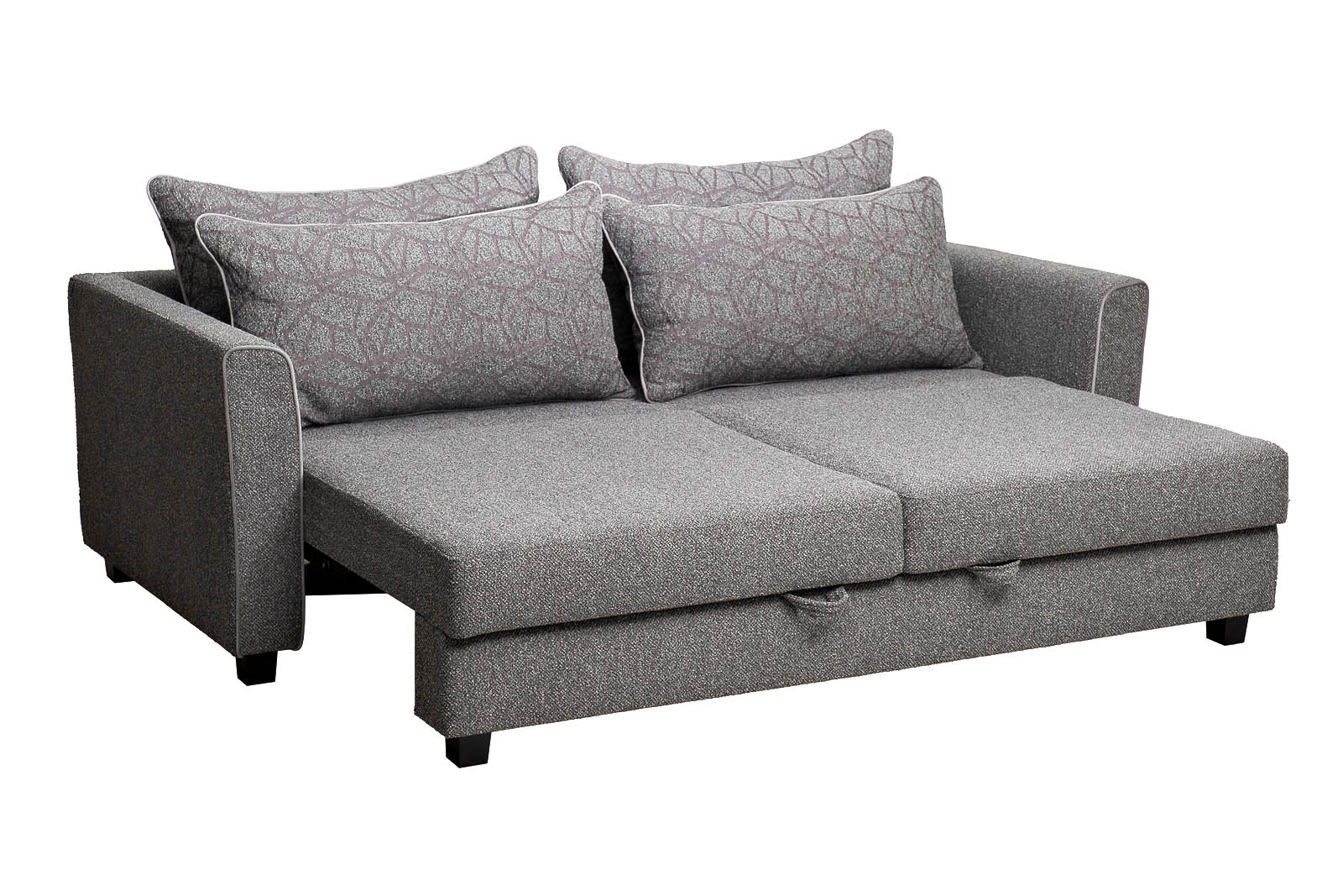 Диван Marco трехместный раскладной серый 4