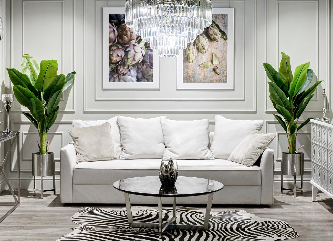 Стол журнальный Черный (Nero) черный/хром 6