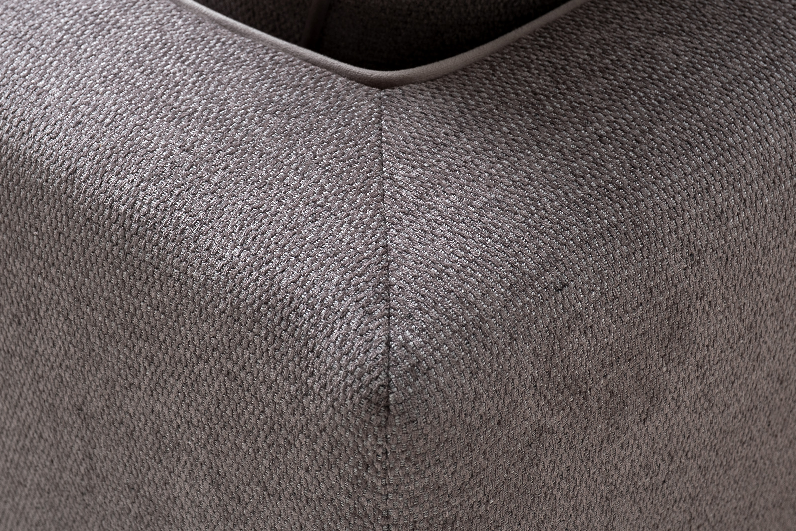 Диван Madrid Memory трехместный шенилл коричневый с кантом 7