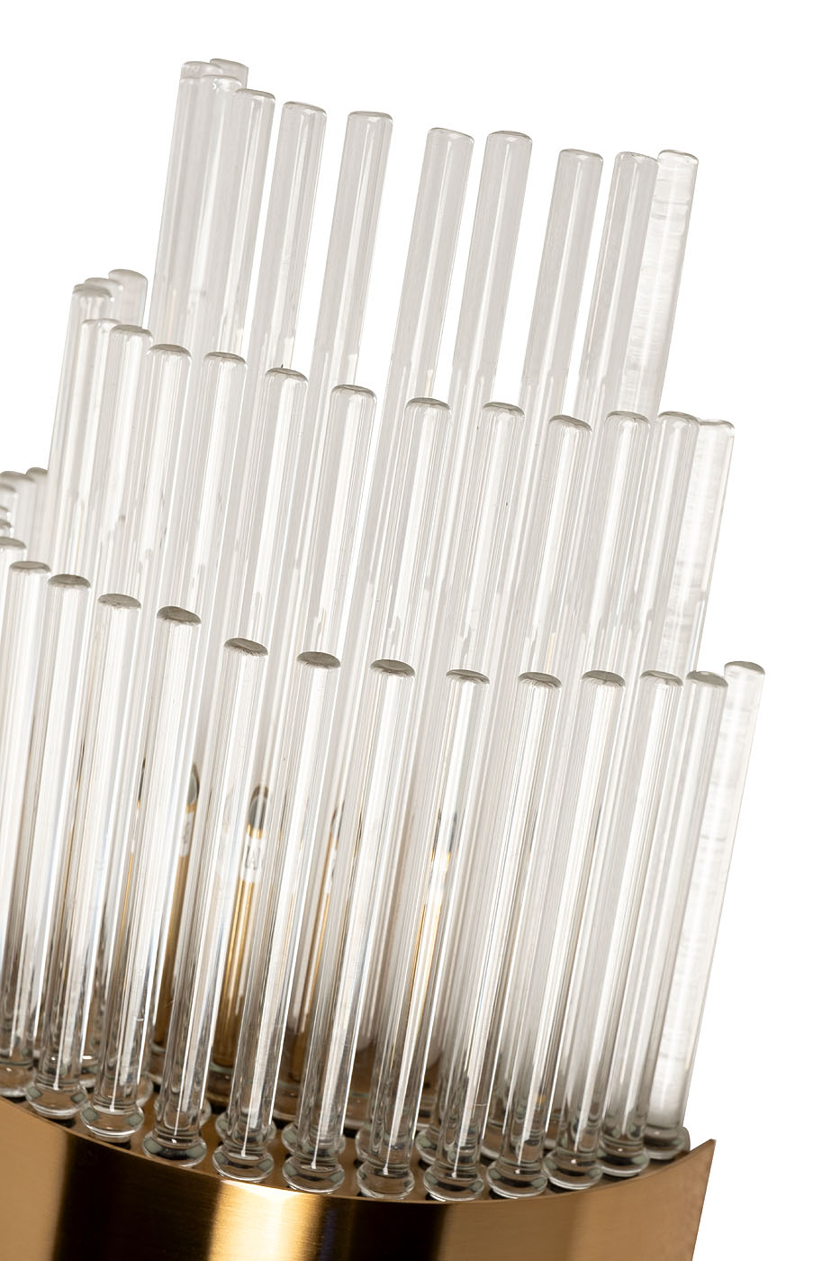 Бра стеклянное (латунь) 2