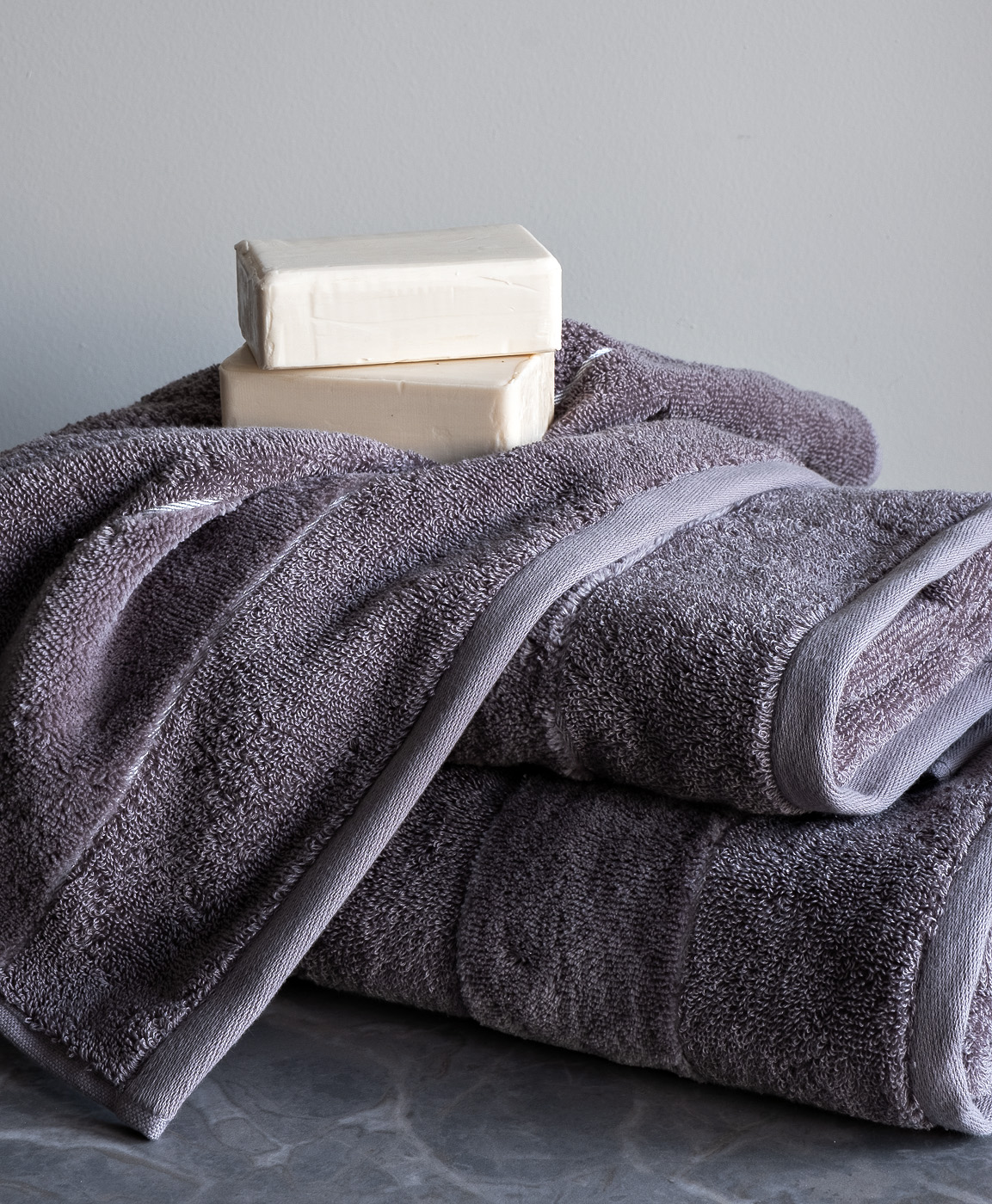 Полотенце «Юнона» махровое 50*100 серое 7