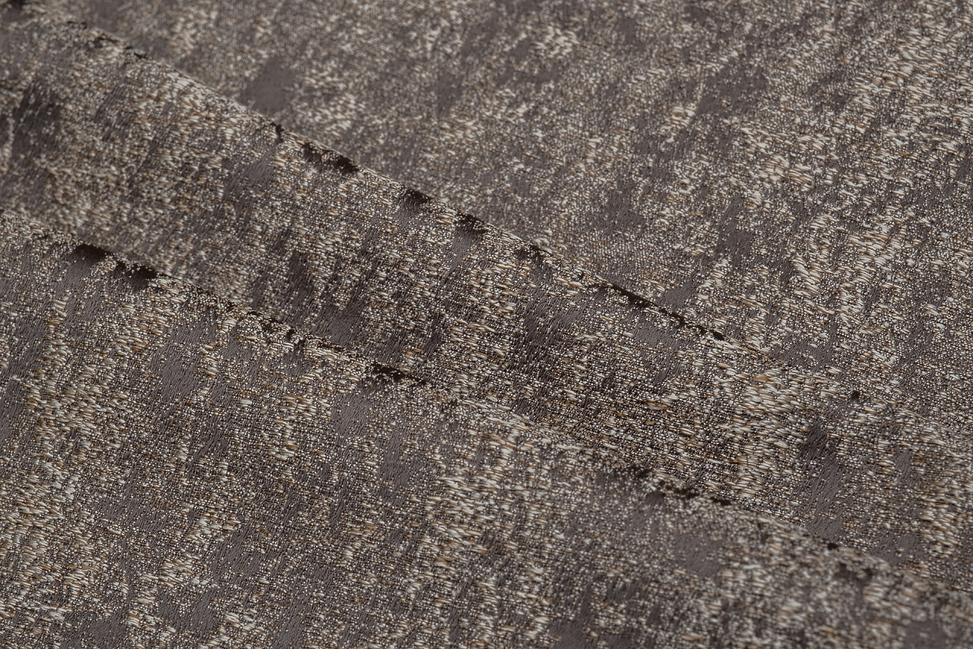 Ткань портьерная КАСКАТА КОРИЧНЕВАЯ (CASCATA KOR) 2