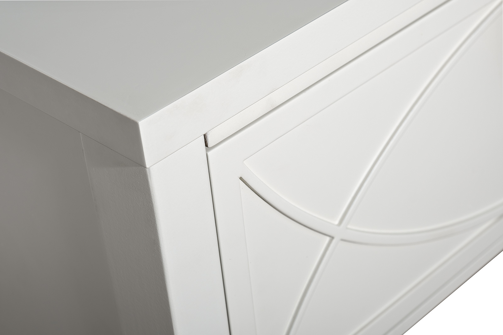 Тумбочка прикроватная с ящиком бежевая 11