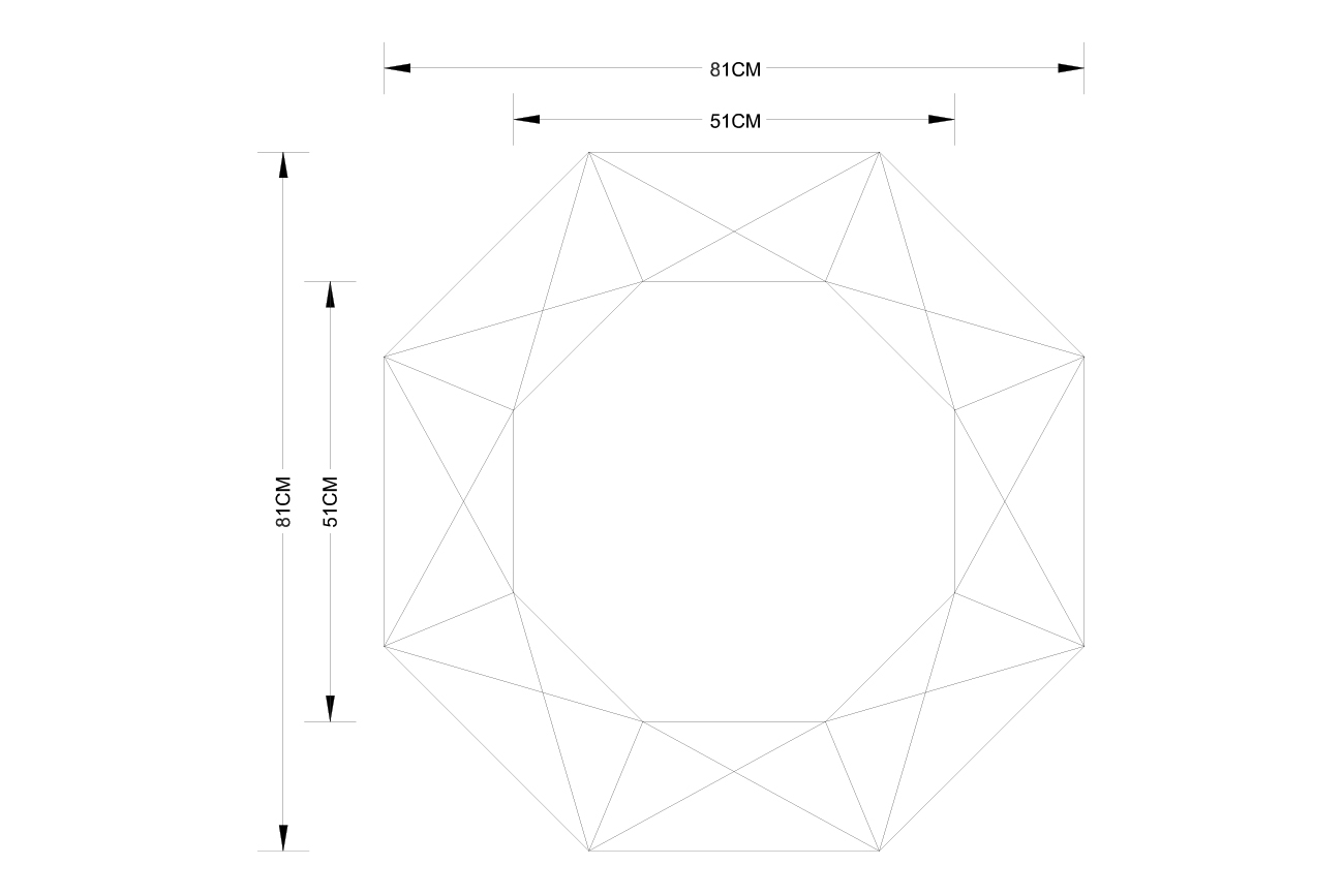 Зеркало с объемной зеркальной рамой 3