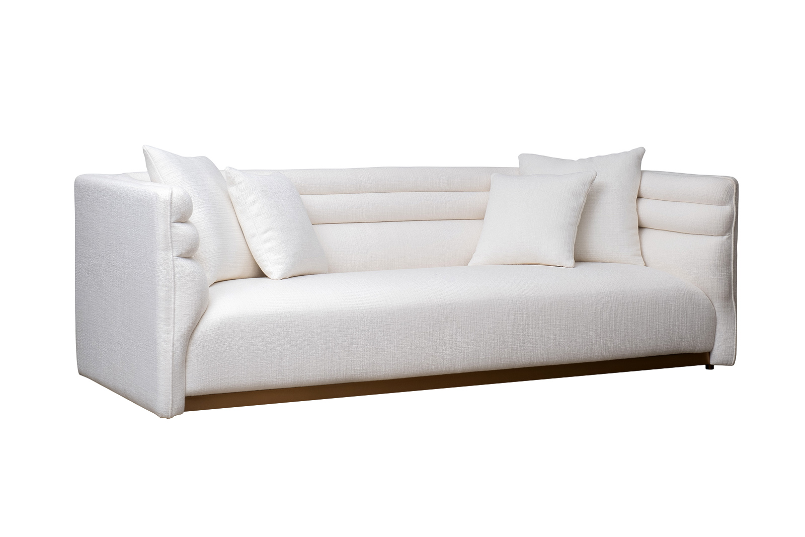 Диван Толедо(Toledo) трехместный светло-бежевая рогожка 2